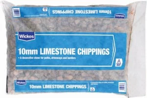 image of Wickes 10mm Limestone Chippings Major Bag