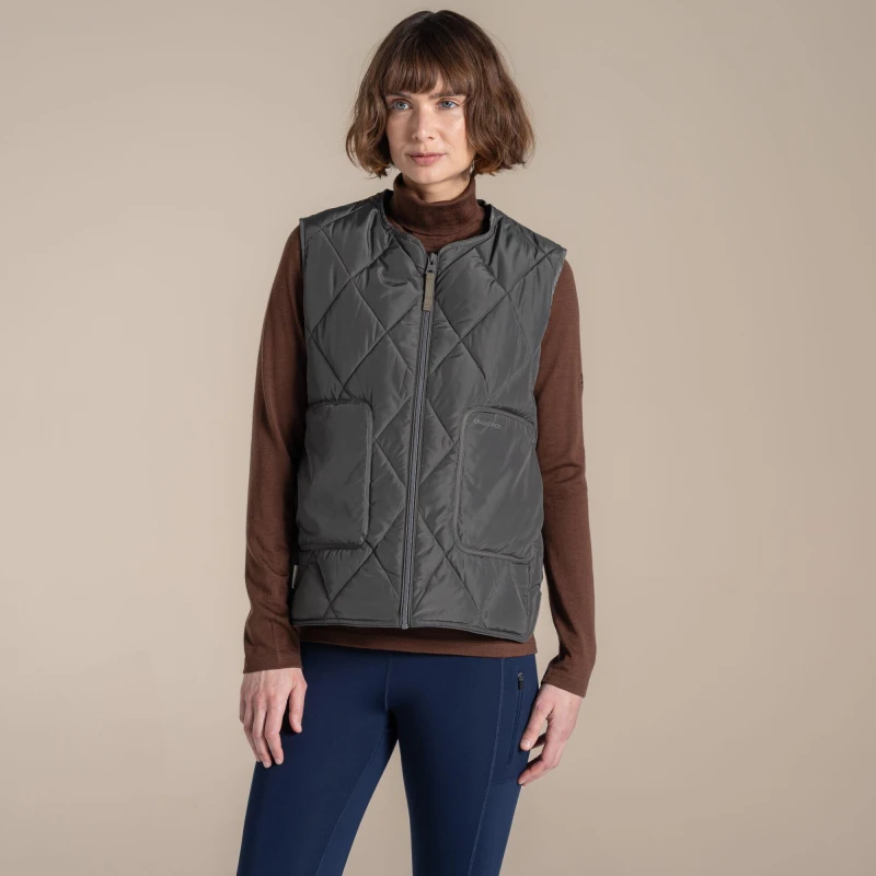 Image of Craghoppers National Trust Borage Vest Dark Truffle female 18