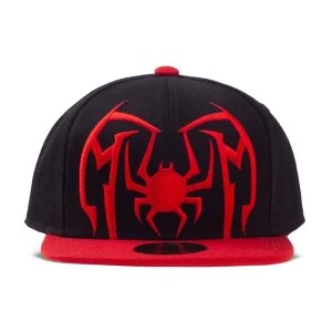 image of MARVEL COMICS Spider-Man Spider Arch Logo Snapback Baseball Cap