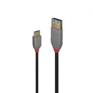 Image of Lindy 36895 USB cable 0.15 m 3.2 Gen 2 (3.1 Gen 2) USB C USB A Black