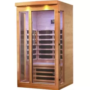 image of Canadian Spa Chilliwack 1 to 2 Person Far Infrared Home Indoor Sauna (DAMAGED BOX)