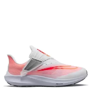 Image of Nike Air Zoom Pegasus FlyEase Mens Easy On/Off Road Running Shoes (Extra Wide) - White