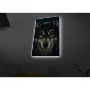 Image of 4570MDACT-055 Multicolor Decorative LED Lighted Canvas Painting