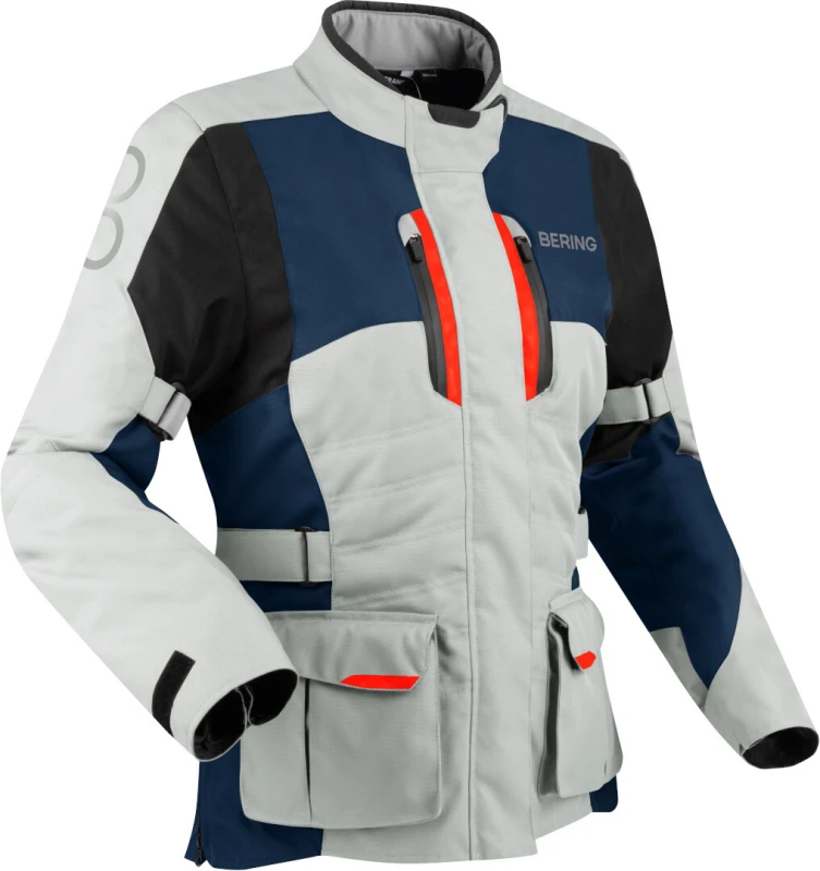 Image of Bering Lady Siberia Jacket Grey Blue Red Size T4