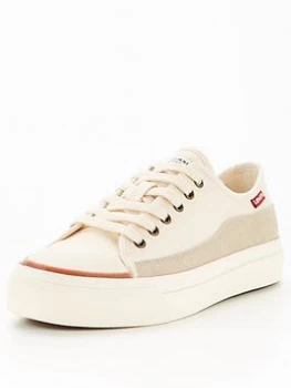 image of Levis Square Low Trainer - Ecru