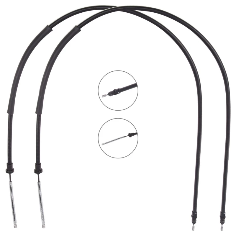 Image of RIDEX 124C1443 Brake Cable Rear, 1292/1100mm Cable,parking brake (124)
