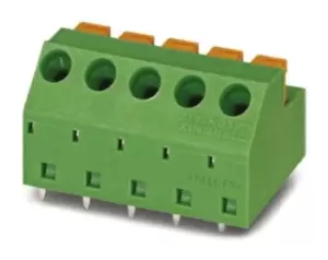 image of Phoenix Contact Mfkdsp/ 5-5,08 Terminal Block, Wire To Brd, 5Pos, 18Awg