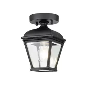 Image of Bayview Outdoor Surface Mounted Downlight Black, IP44