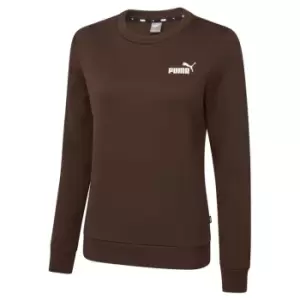 Puma Essential Crew Sweatshirt Womens - Brown