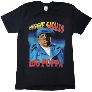 Image of Biggie Smalls - Poppa Unisex Large T-Shirt - Black