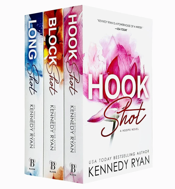 Image of HOOPS Series 3 Books Collection Set (Long Shot, Block Shot and Hook Shot) Kennedy Ryan Books