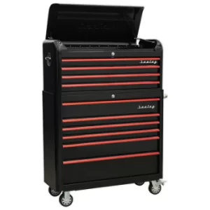 image of Sealey AP41COMBOBR Retro Style Extra Wide Topchest & Rollcab Combi...