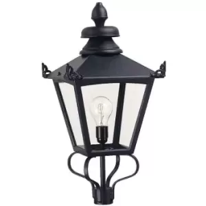 image of Elstead Grampian - 1 Light Outdoor Post Lantern Black, E27