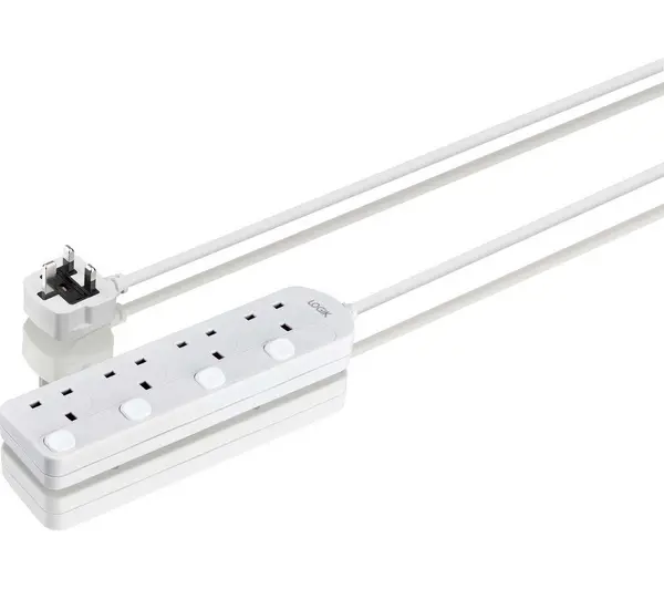 Image of Logik L4WAY4M18 4-Socket Extension Lead 4m