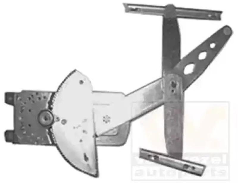 Image of VAN WEZEL 3779261 Window regulator Left Front, Operating Mode: Electric, without electric motor Window Winder (1561)