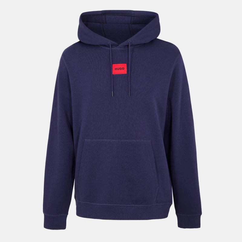 Image of Hugo Mens Over-the-head Hoodie Navy 418 male S