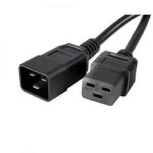 Image of StarTech.com 3ft Computer Power Cord - C19 to C20
