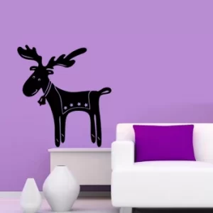 Image of OBSNOEL-8 Black Decorative Wall Sticker