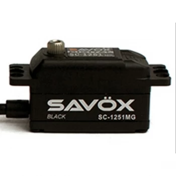 Image of Savox Digital Low Profile Servo 9.0Kg@6V - Black Edition