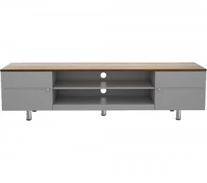 AVF Whitesands FS1900WSSG 1900 mm TV Stand - Grey & Rustic Wood, Grey