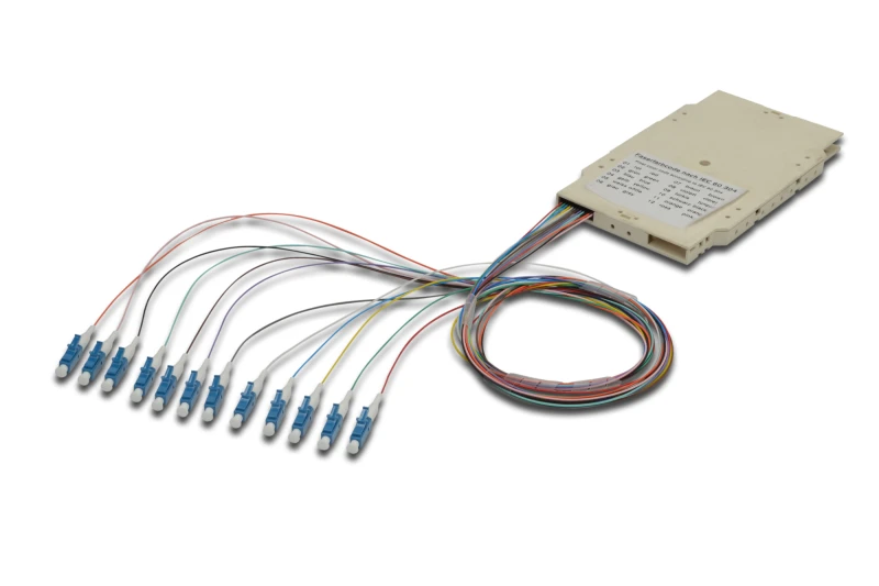 Image of Digitus Splice cassette with 12 pigtails. pre-assembled. LC. OS2