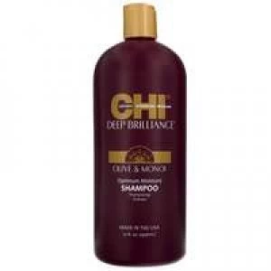 image of CHI Deep Brilliance Olive and Monoi Optimum Moisture Shampoo 946ml