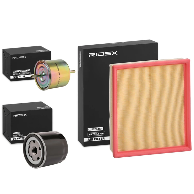 Image of RIDEX 4055F8470 Filter Set with air filter, with pre-filter Filter Set (4055)