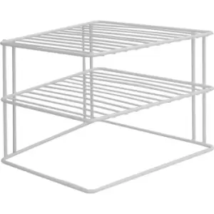 image of 2 Tier Cupboard Corner Shelf M&W - Multi