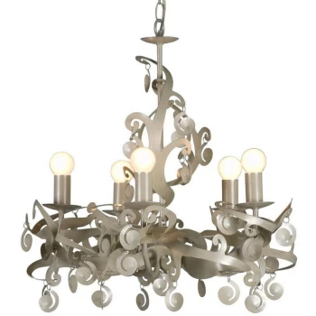 image of Linea Verdace Lighting - Linea Verdace Mila Multi Arm Chandeliers Ivory