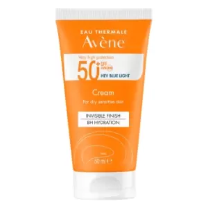 image of Avene Very High Protection Sun Cream SPF50+ for Dry Sensitive Skin 50ml