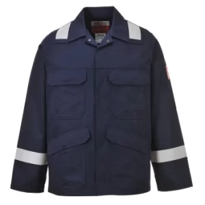 Image of Biz Flame Mens Flame Resistant Jacket Navy 2XL