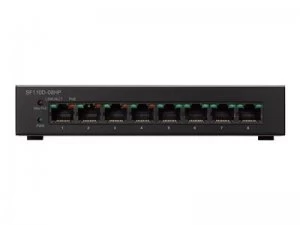 image of Cisco Small Business SF110D-08HP Unmanaged Switch