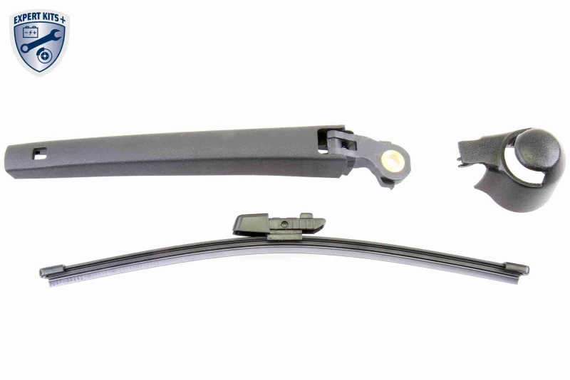 Image of VAICO V10-3471 Wiper Arm Set, window cleaning with cap PBT, GRP (Glass fibre Reinforced Plastic) Wiper Arm Set,window cleaning (6545)