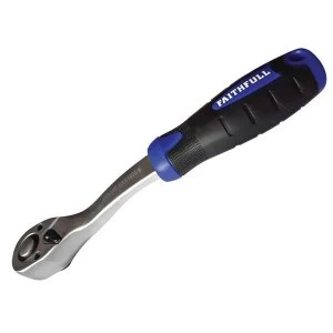 image of Faithfull Ratchet Handle Quick-Release 72 Teeth 1/2in Drive