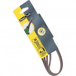 Image of Flexovit Powerfile Sanding Belts 13mm x 454mm 13mm x 454mm 30g Pack of 4