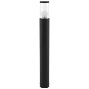 Image of Athens Outdoor Bollard Dark Grey Aluminium, Clear LED E27 IP65 - Merano
