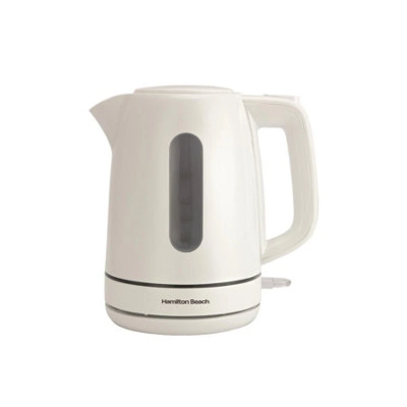 Image of Hamilton Beach, Electric Kettle, Compact, 1L, White, Hb3038W1