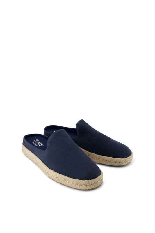 Image of TOMS Mens Santiago Mule in Navy Size: 9 Navy Male 9