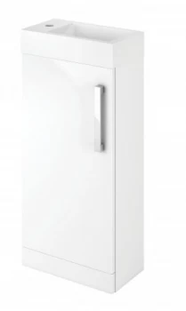 image of Wickes White Compact Vanity Unit - 400mm