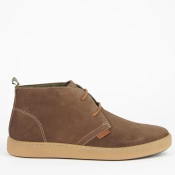 Image of Barbour Mens Yuma Nubuck Chukka Boots - Choco - UK 11