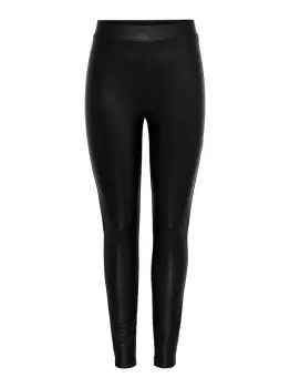 Image of ONLY Coated Leggings Women Black