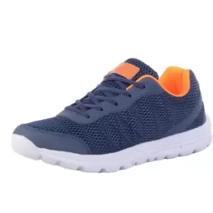 Image of Dek Unisex Adult Hyde Park Trainers (11 UK) (Navy/Orange)