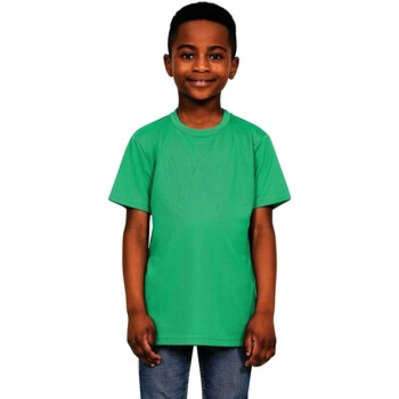 Image of Casual Classics Original Tech T-Shirt in Emerald Size: 3-4 Years Emerald Unisex 3-4 Years