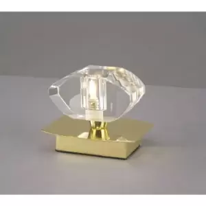 Image of Table lamp Alfa 1 Bulb G9, polished brass