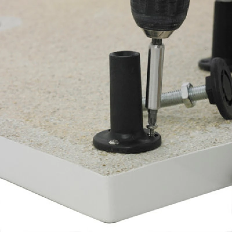 Image of Balterley Shower Tray Leg Set Plinth Kit White Panel 1200mm 900mm White unisex