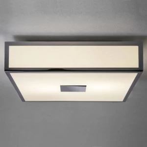 Image of LED 1 Light Square Bathroom Flush Ceiling Light Polished Chrome IP44