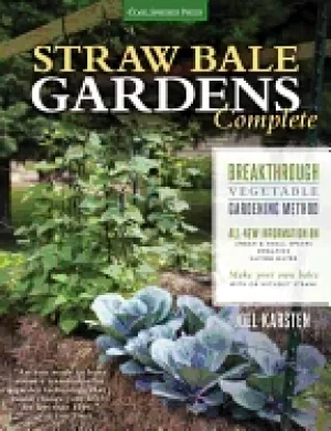 Image of straw bale gardens complete