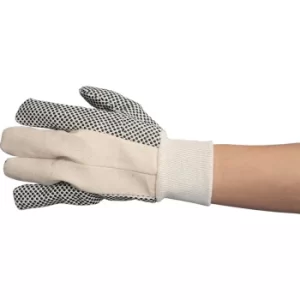 Image of Polkadot Knitted Wrist Gloves Pair 10OZ