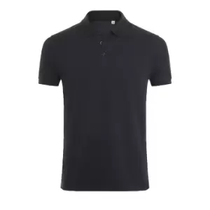 Image of SOLS Mens Phoenix Short Sleeve Pique Polo Shirt (S) (French Navy)