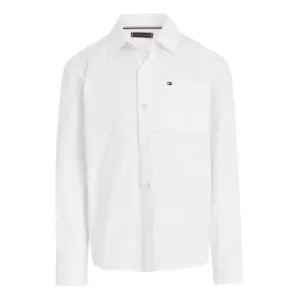 Image of Tommy Hilfiger Monogram Embroidery Shirt L/S - White